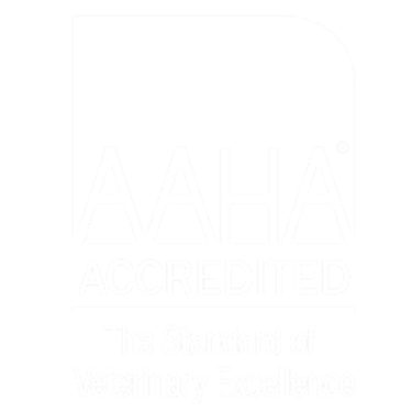 AAHA Accredited White Logo
